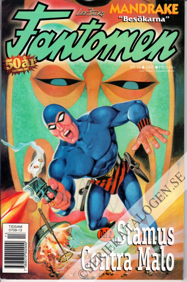 Framsida på Fantomen #13 (2000)
