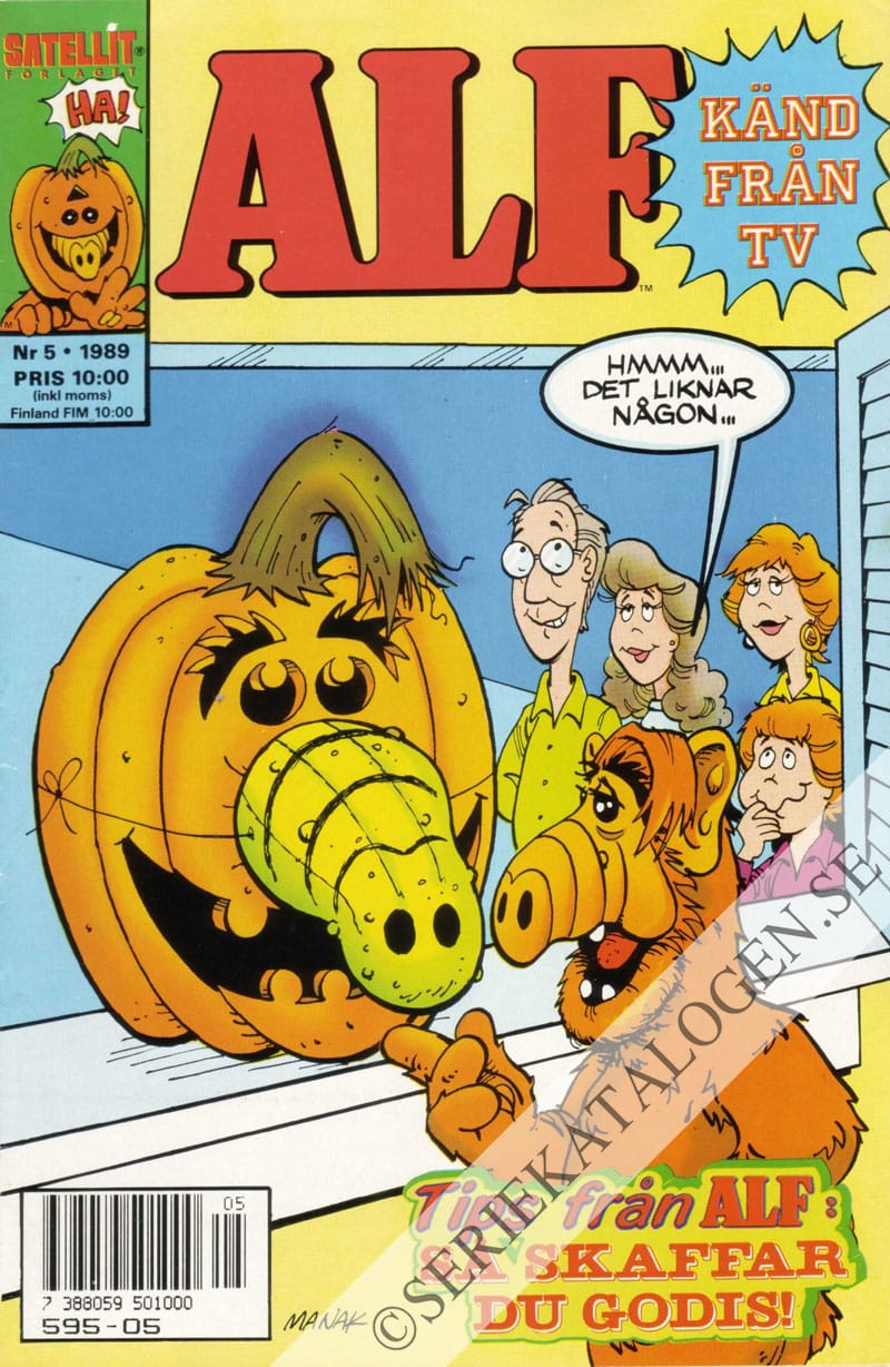 Framsida på Alf #5 (1989)