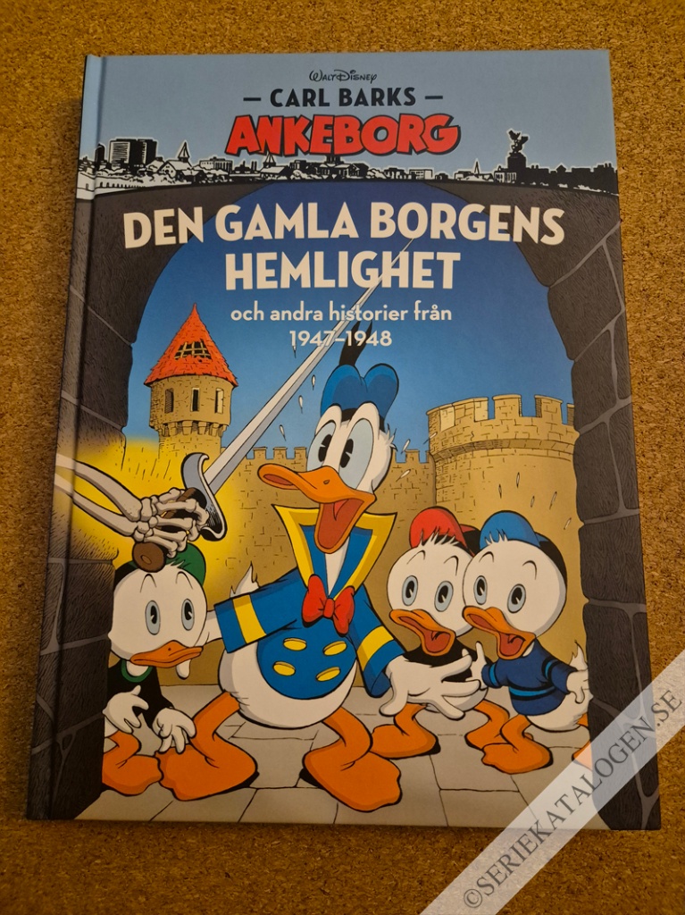 Framsida på Carl Barks Ankeborg Den gamla borgens hemlighet och andra historier från 1947-1948 (2019)