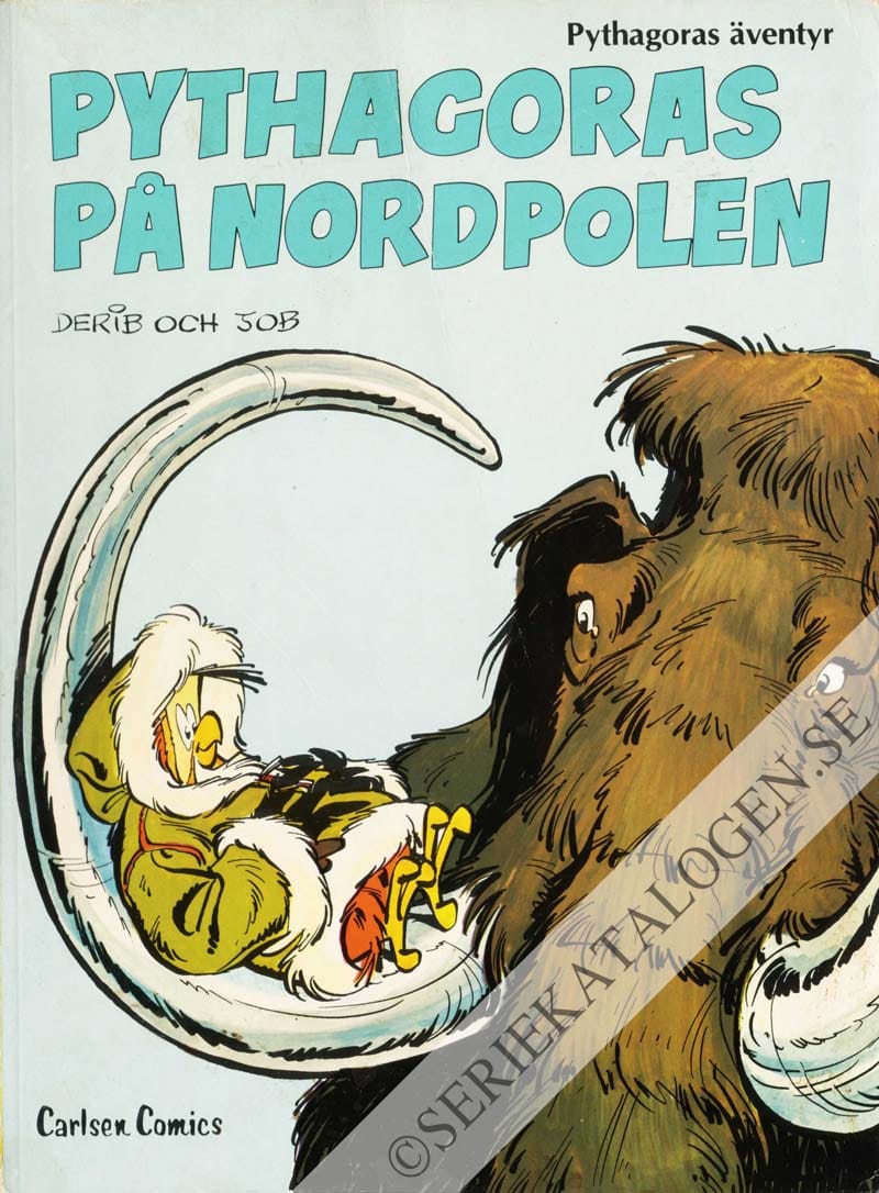Framsida på Pythagoras äventyr Pythagoras på nordpolen (1982)