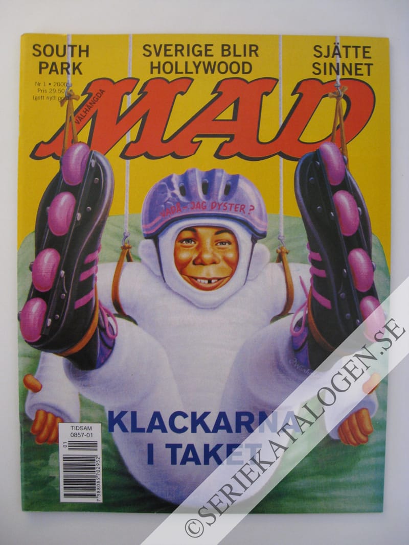 Framsida på Svenska MAD #1 (2000)