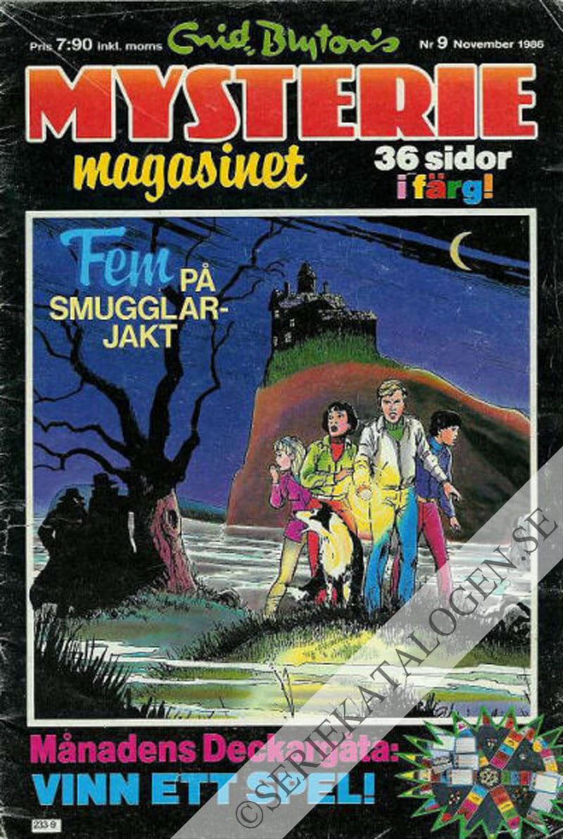 Framsida på Mysteriemagasinet #9 (1986)