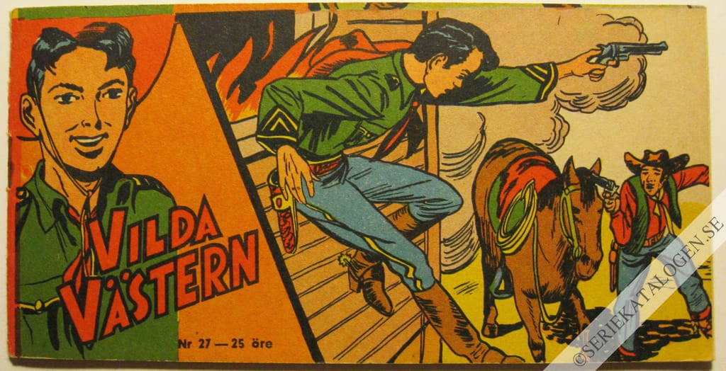 Framsida på Vilda Västern #27 (1955)