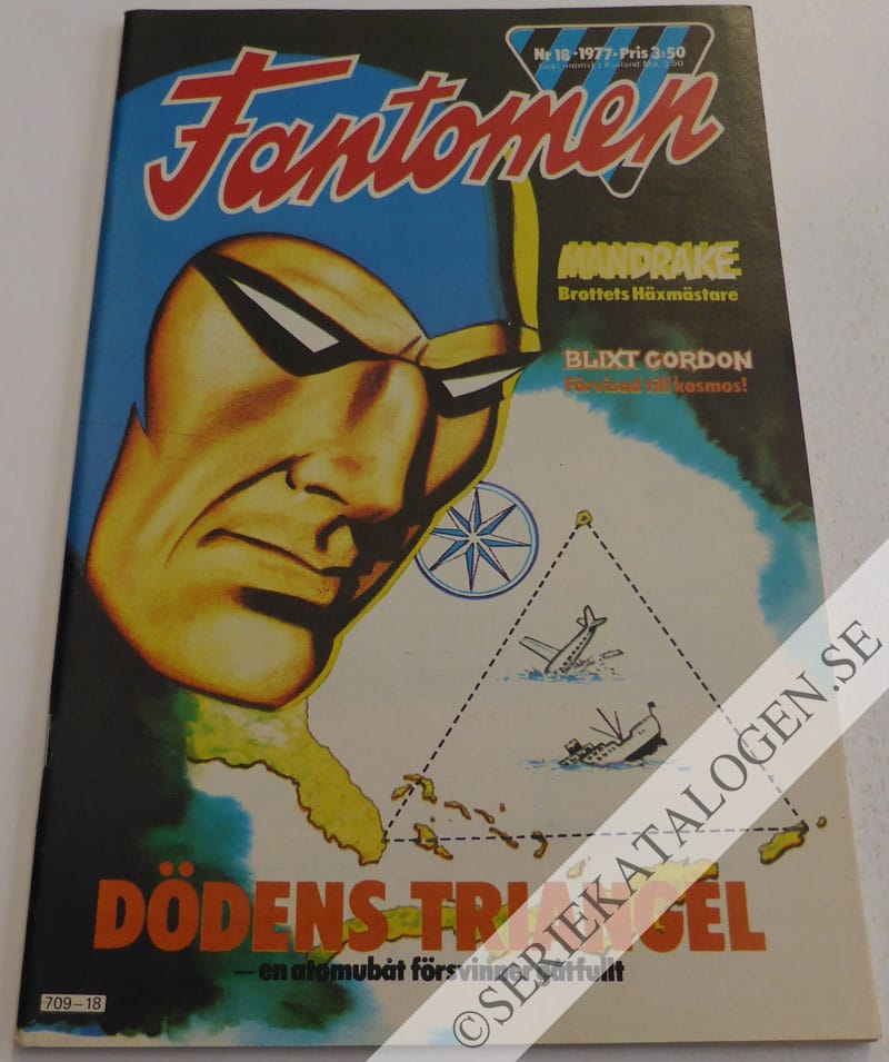 Framsida på Fantomen #18 (1977)