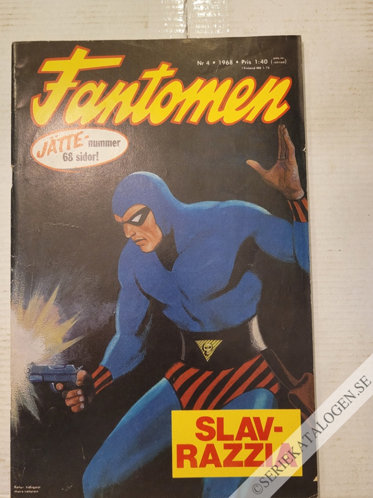 Framsida på Fantomen #4 (1968)
