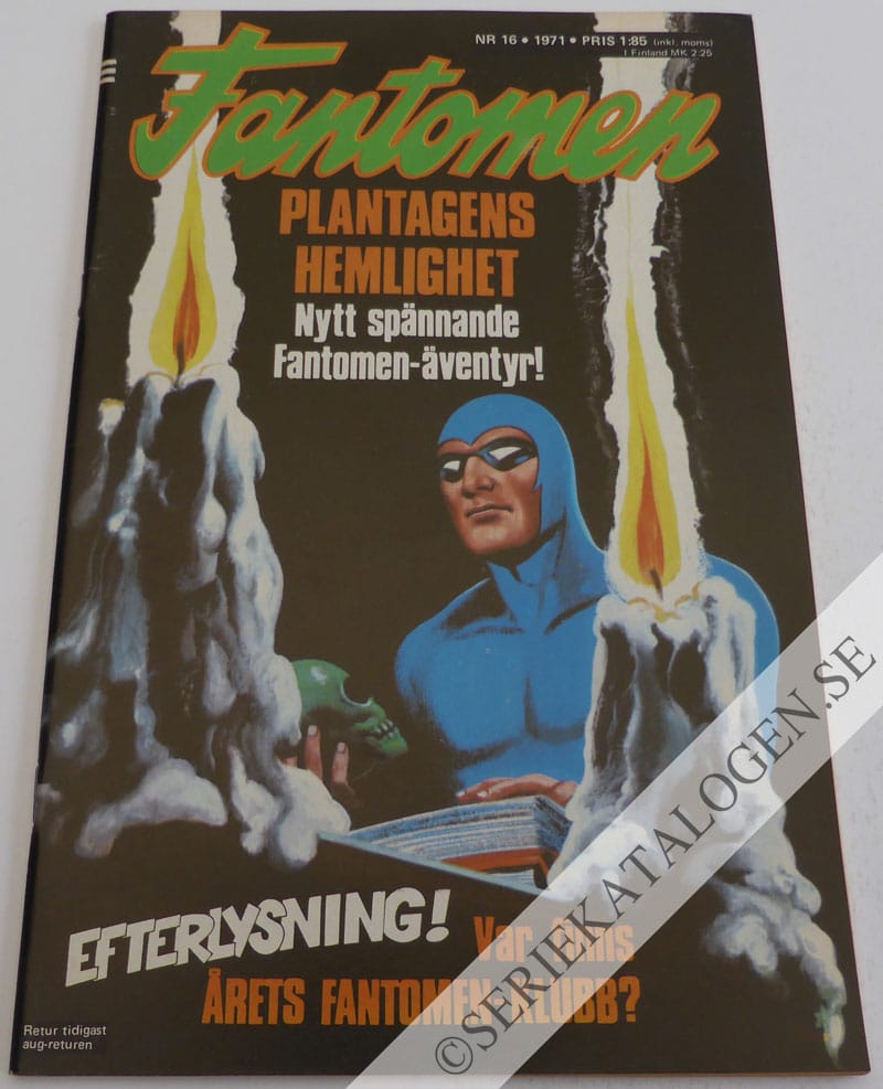 Framsida på Fantomen #16 (1971)