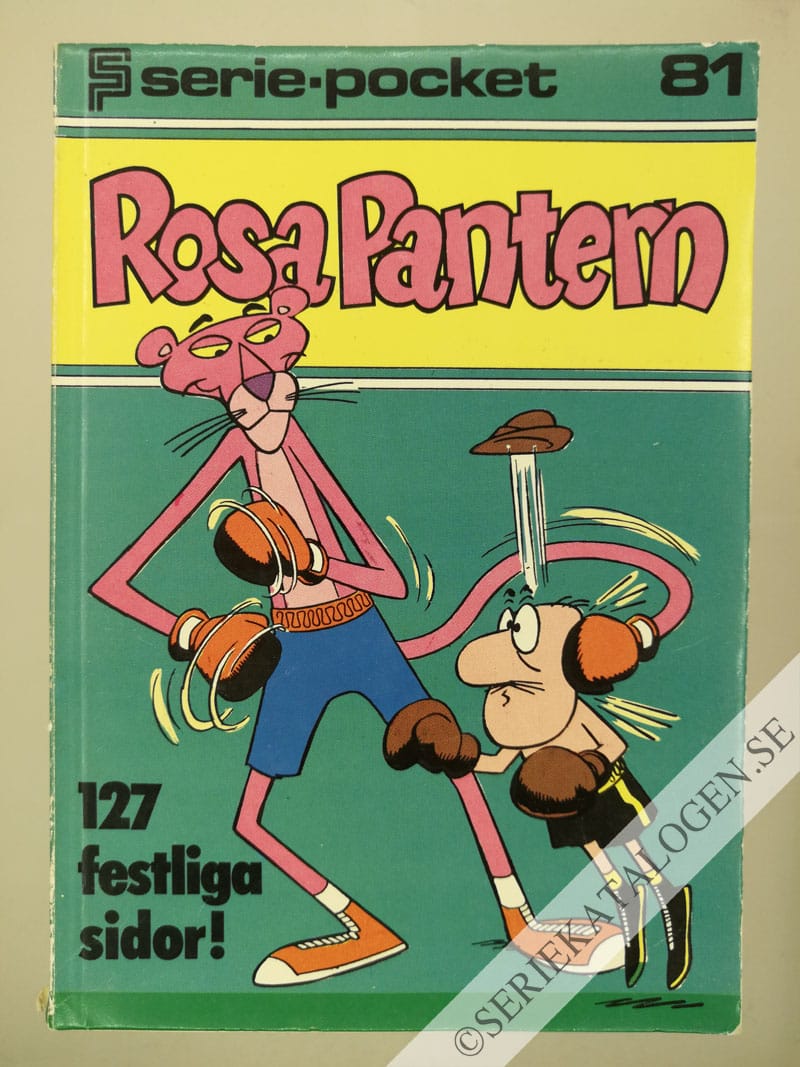 Framsida på Seriepocket #81 - Rosa Pantern (1979)