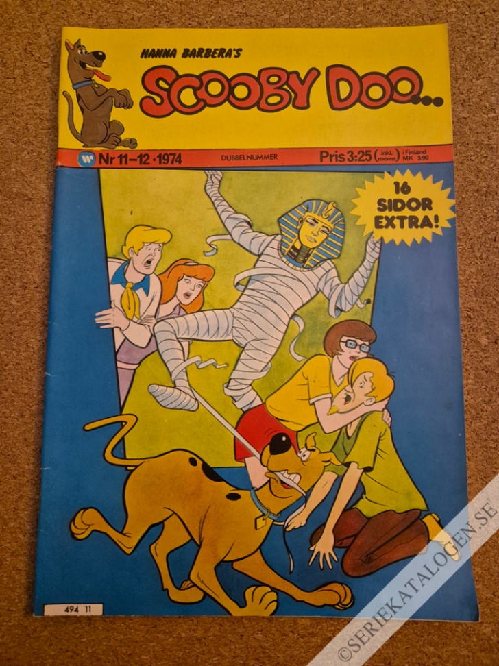 Framsida på Scooby Doo #11-12 (1974)