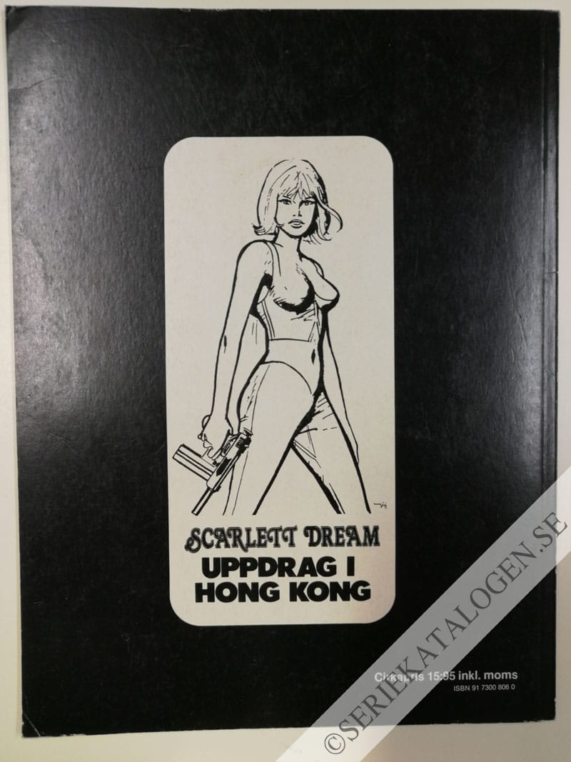 Baksida på Scarlett Dream - Uppdrag i Hong Kong (1981)