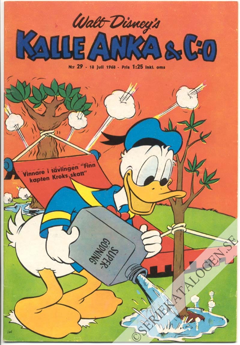 Framsida på Kalle Anka & C:o #29 (1968)