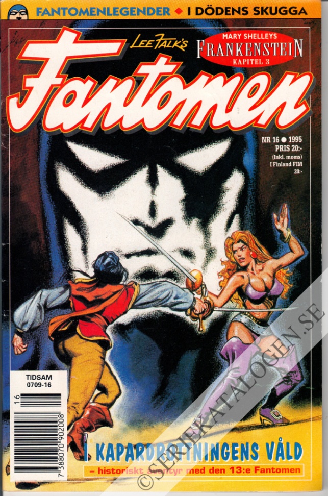 Framsida på Fantomen #16 (1995)