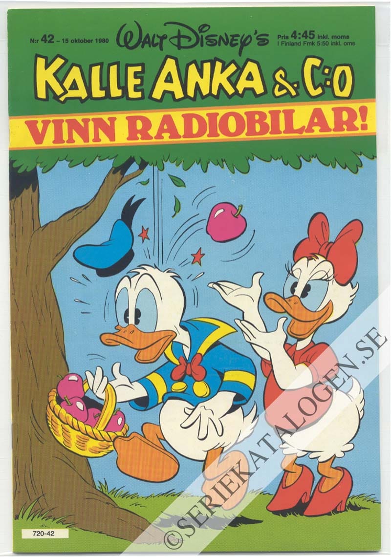 Framsida på Kalle Anka & C:o #42 (1980)