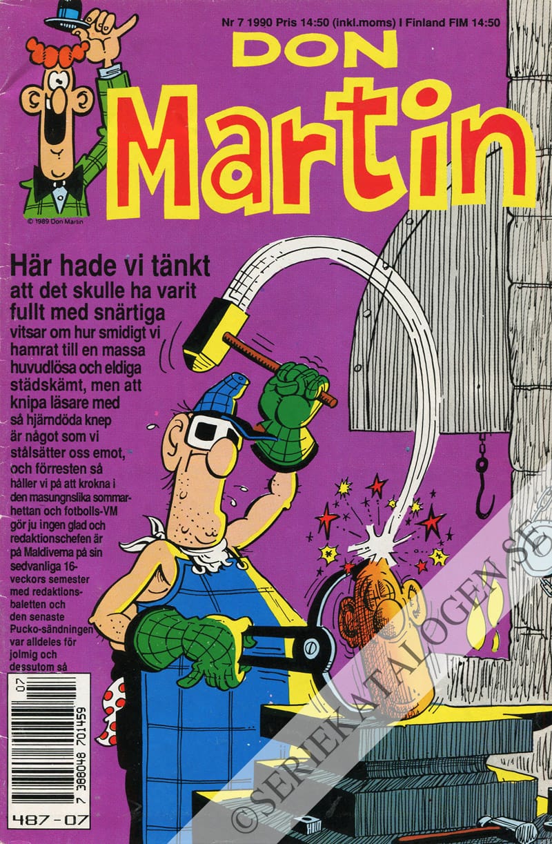 Framsida på Don Martin #7 (1990)