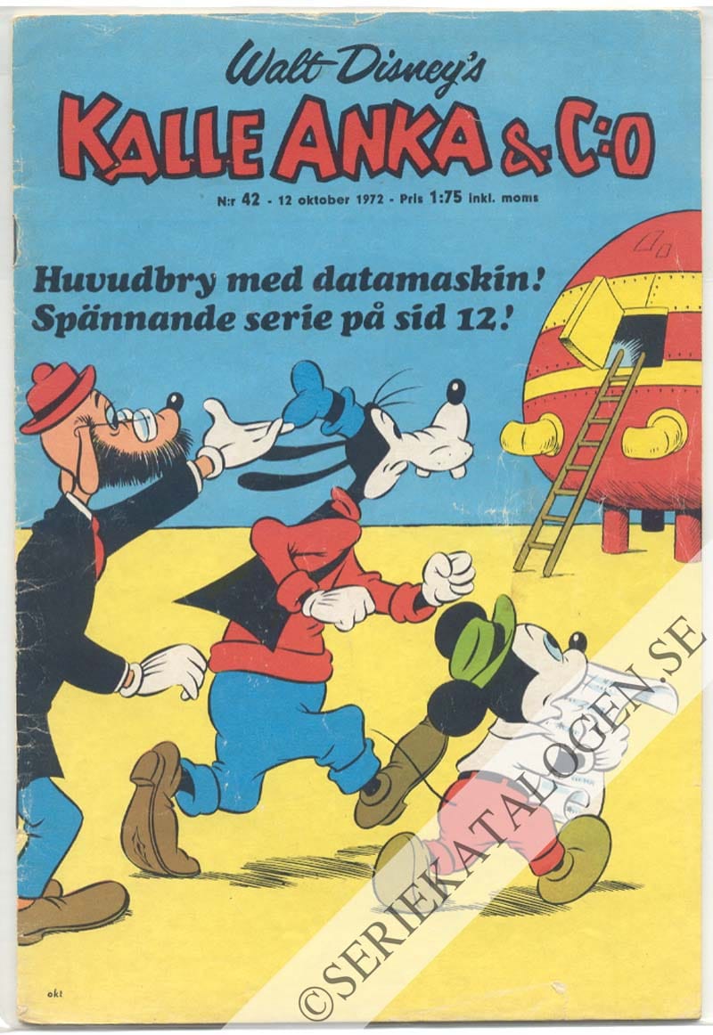 Framsida på Kalle Anka & C:o #42 (1972)