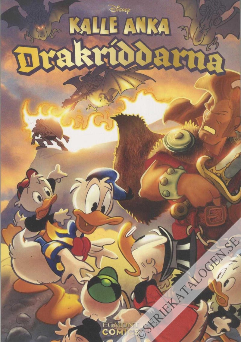 Framsida på Kalle Ankas bästa Kalle Anka - Drakriddarna (2022)