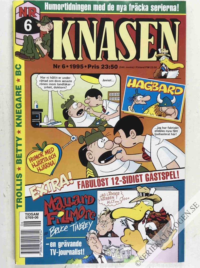 Framsida på Knasen #6 (1995)