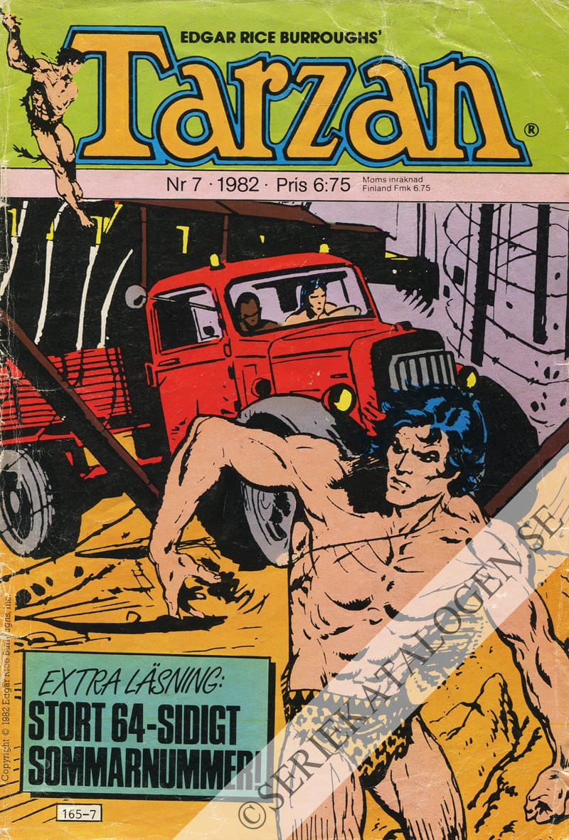 Framsida på Tarzan #7 (1982)