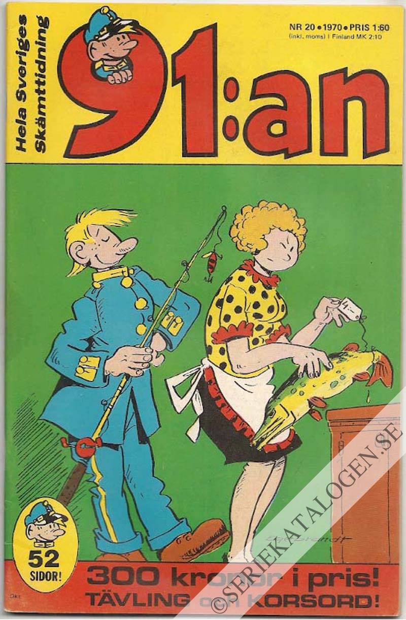 Framsida på 91:an #20 (1970)