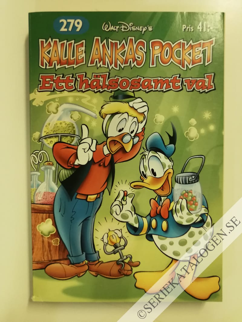 Framsida på Kalle Ankas pocket #279 - Ett hälsosamt val (2002)