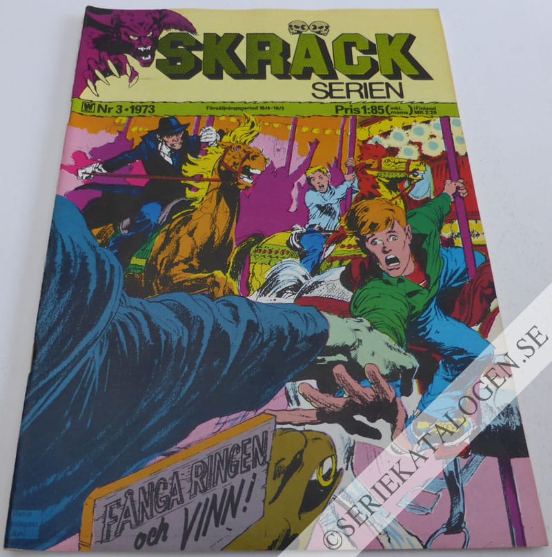 Framsida på Skräckserien #3 (1973)