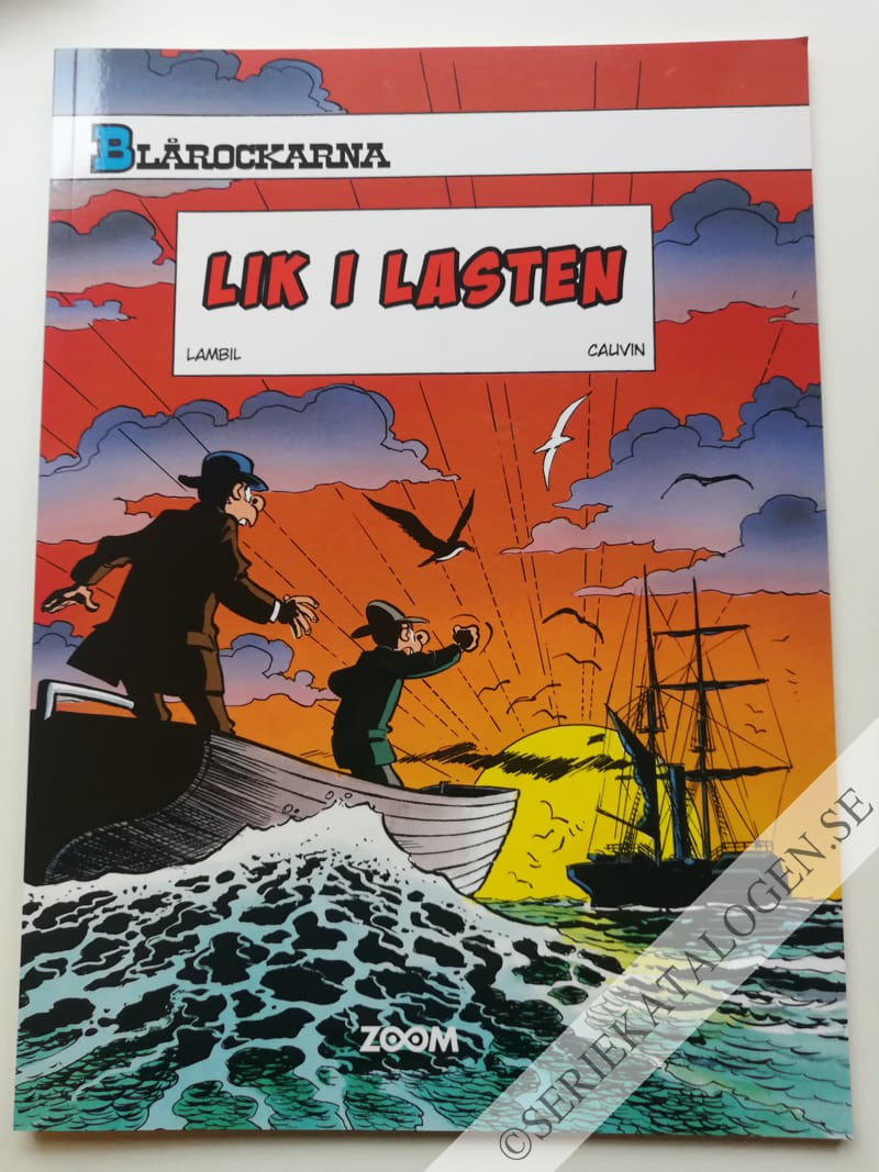 Framsida på Blårockarna Lik i lasten (2021)