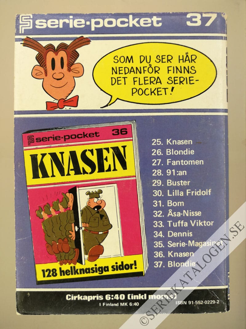 Baksida på Blondie (1975)