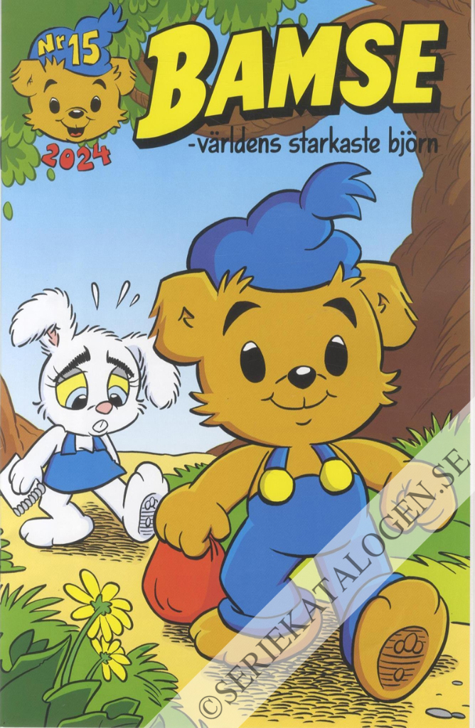 Framsida på Bamse #15 (2024)