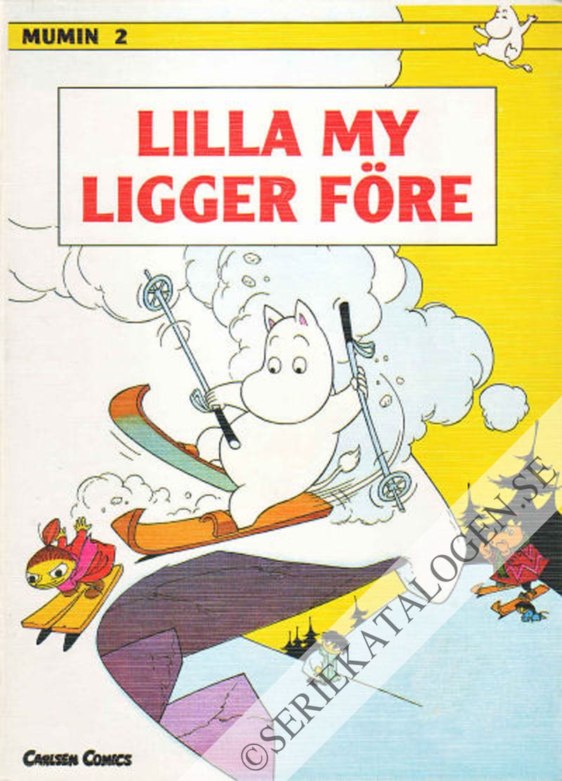 Framsida på Mumin Lilly My ligger före (1993)