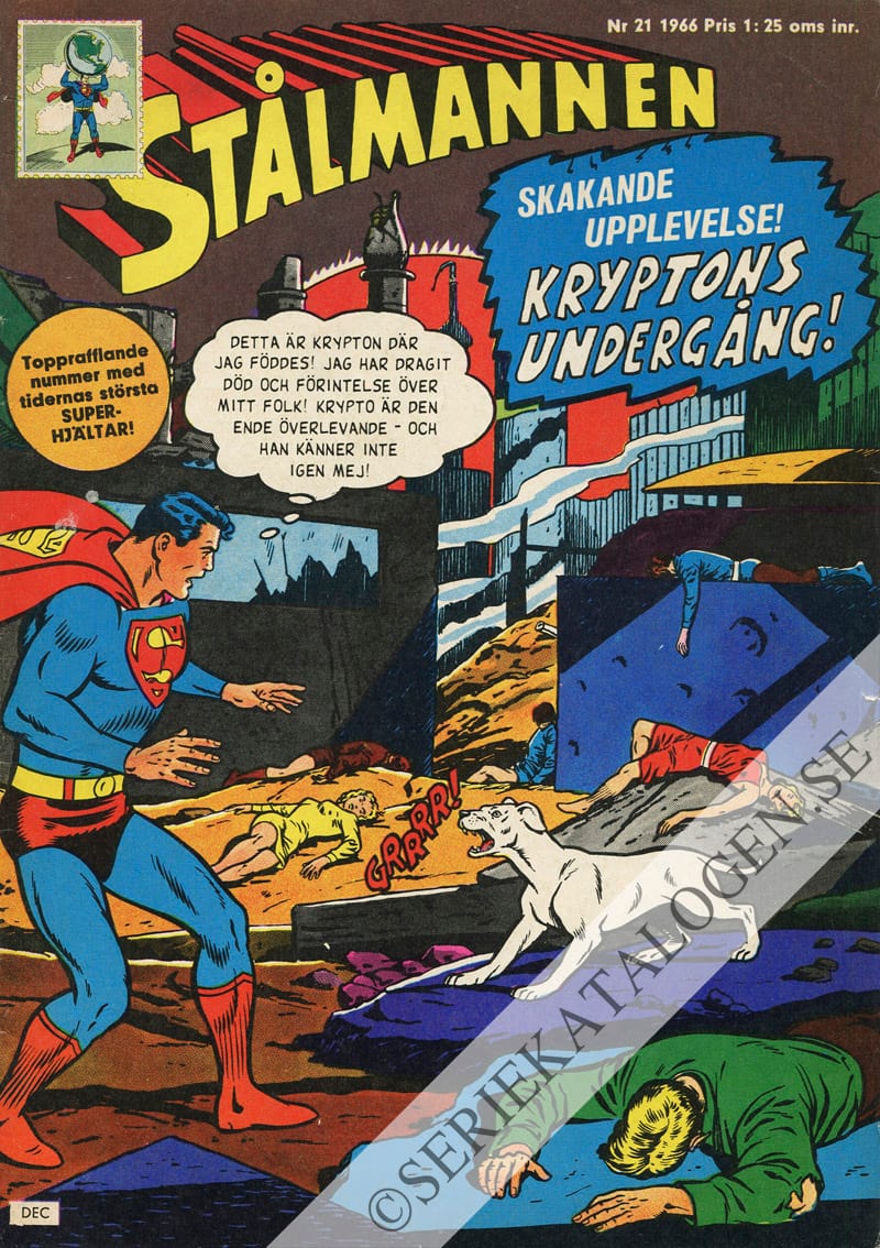 Framsida på Stålmannen #21 (1966)