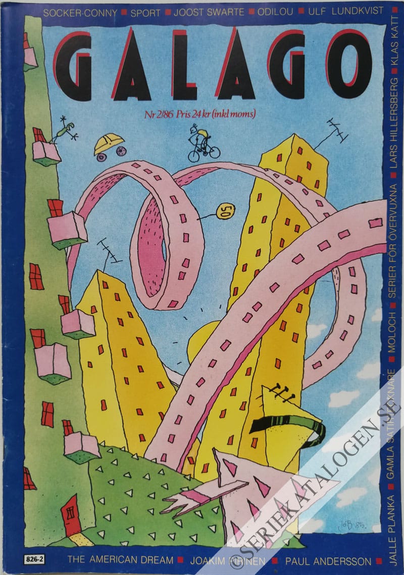 Framsida på Galago #2 (1986)