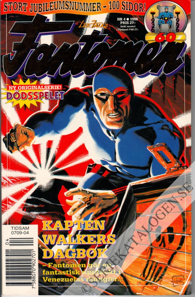Framsida på Fantomen #4 (1996)