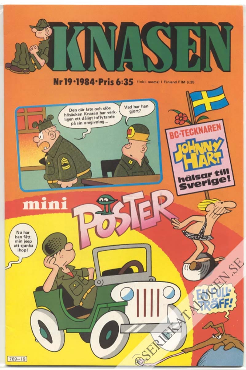 Framsida på Knasen #19 (1984)