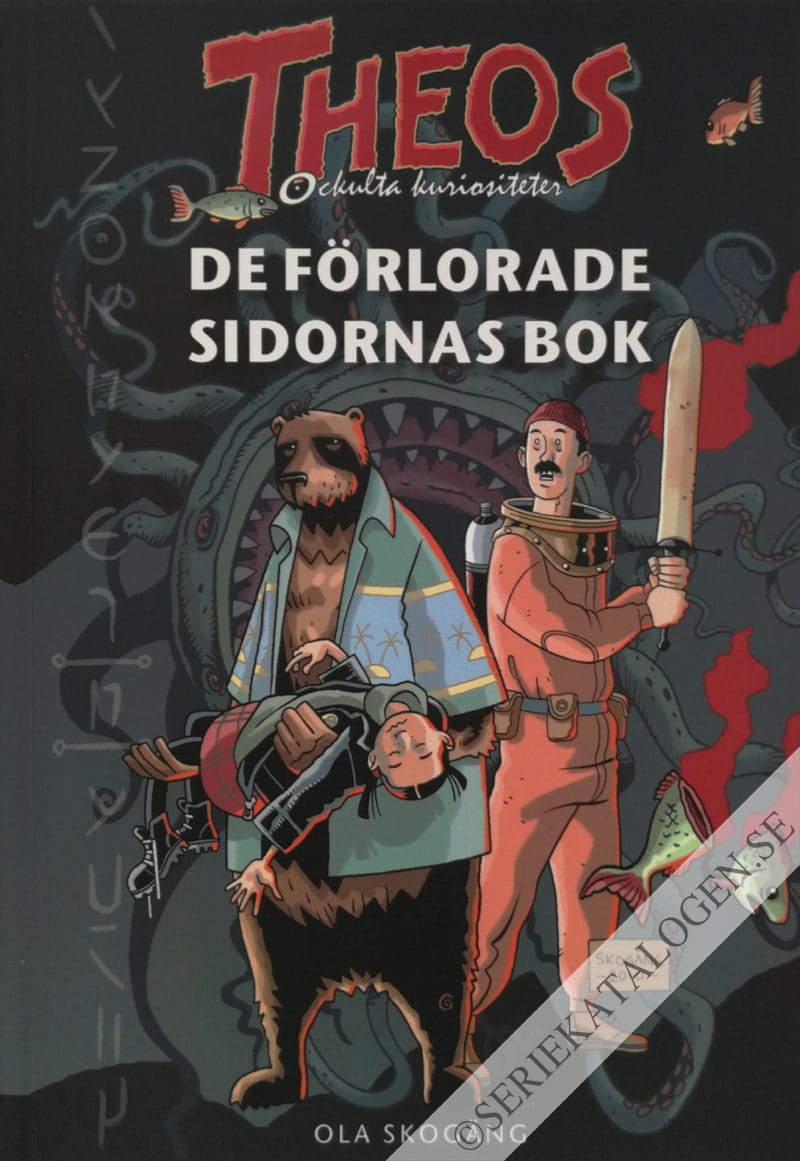 Framsida på Theos ockulta kuriositeter De förlorade sidornas bok (2010)