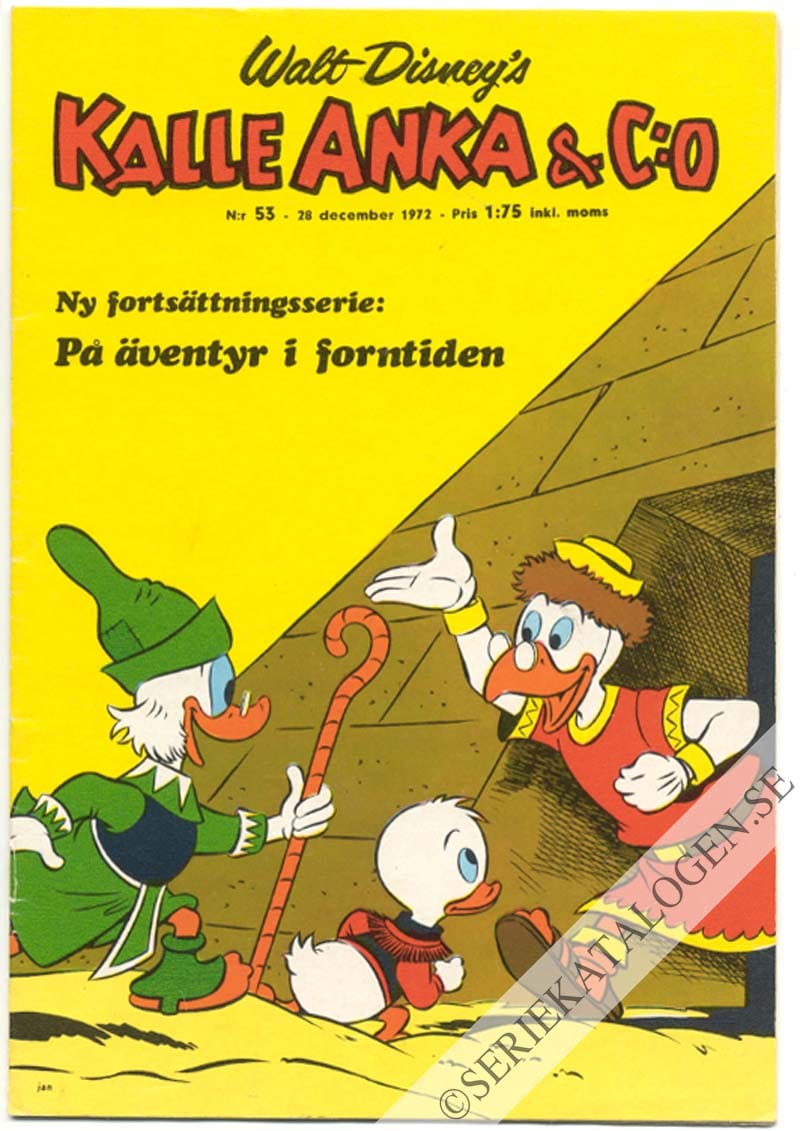 Framsida på Kalle Anka & C:o #53 (1972)