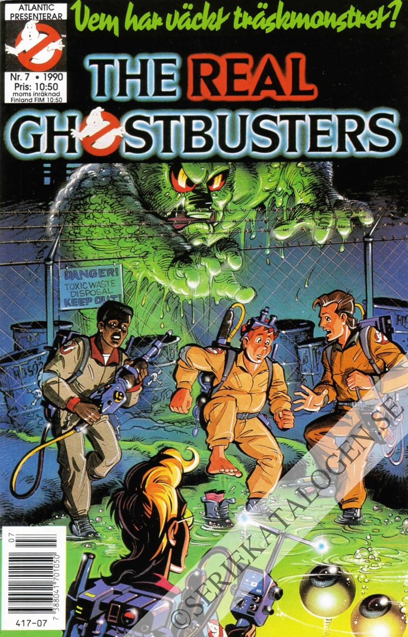 Framsida på The real Ghostbusters #7 (1990)