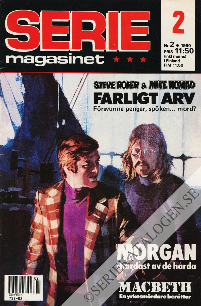 Framsida på Seriemagasinet #2 (1990)