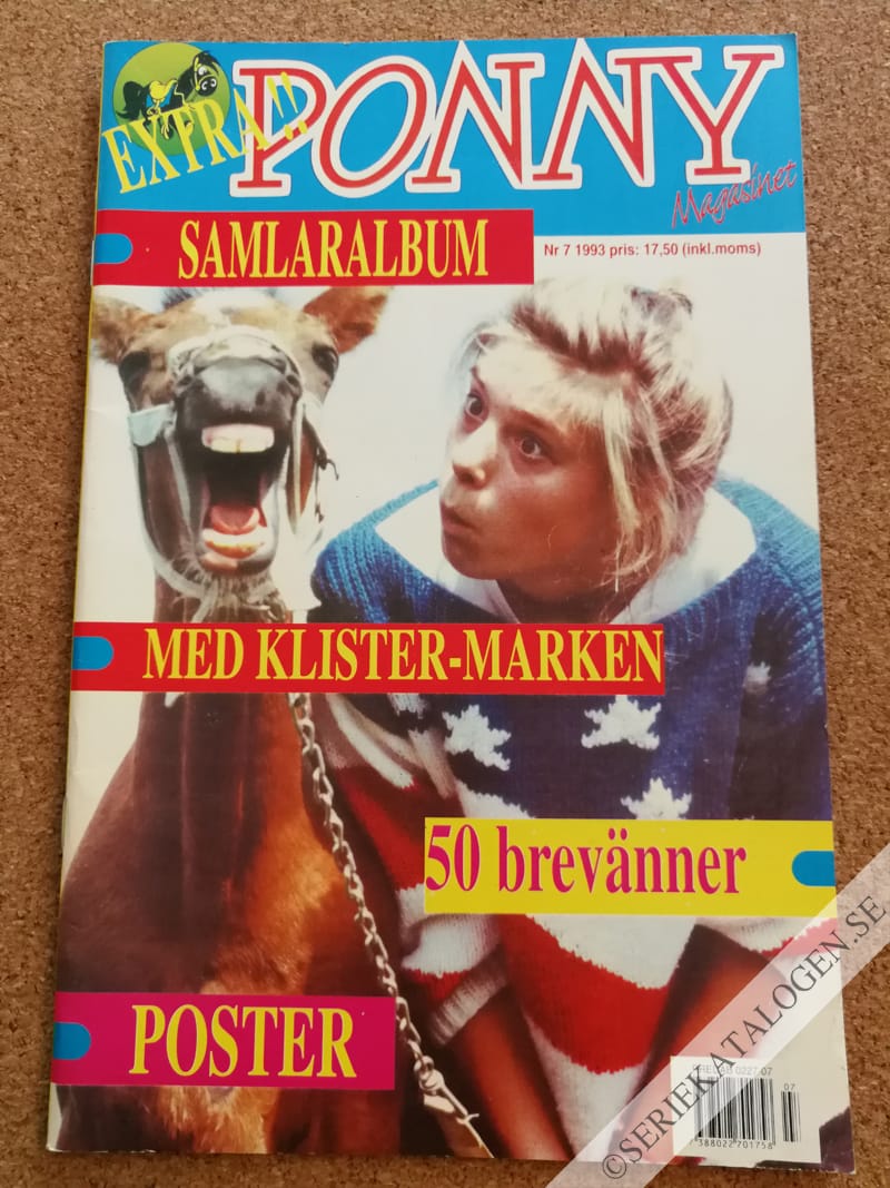 Framsida på Ponny-magasinet #7 (1993)