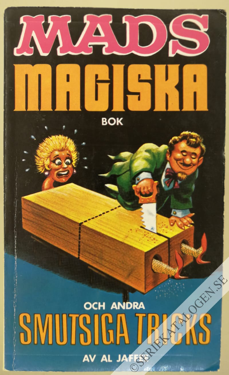 Framsida på MAD-pocket MADs magiska bok och andra smutsiga tricks (1970)