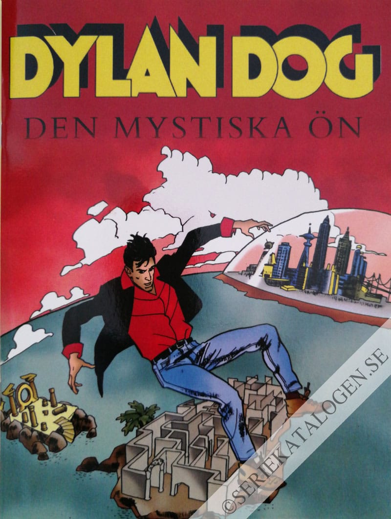 Framsida på Dylan Dog Den mystiska ön (2018)