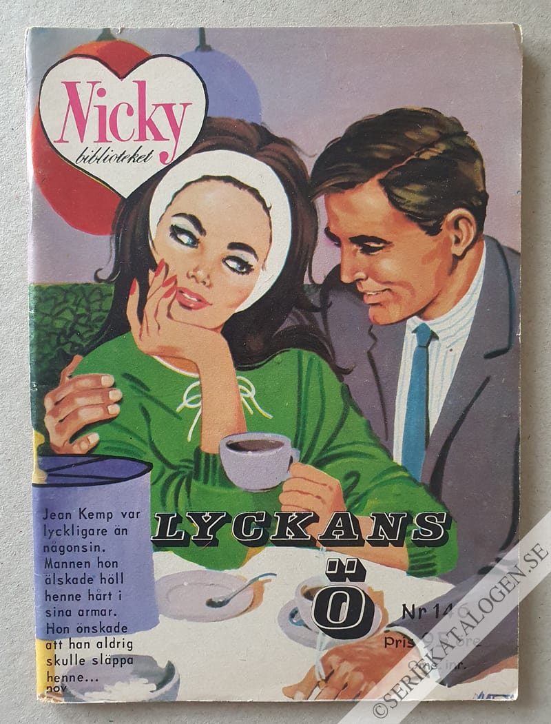 Framsida på Nicky-biblioteket Lyckans ö (1964)