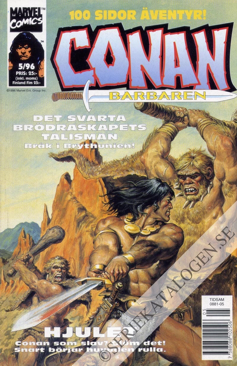 Framsida på Conan barbaren #5 (1996)