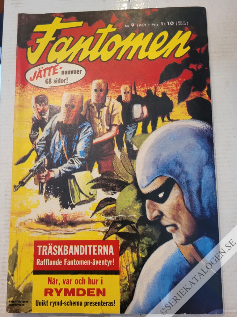 Framsida på Fantomen #9 (1962)
