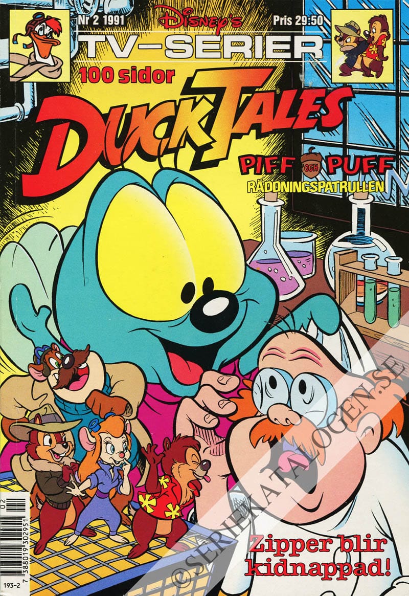 Framsida på Disney's tv-serier #2 (1991)