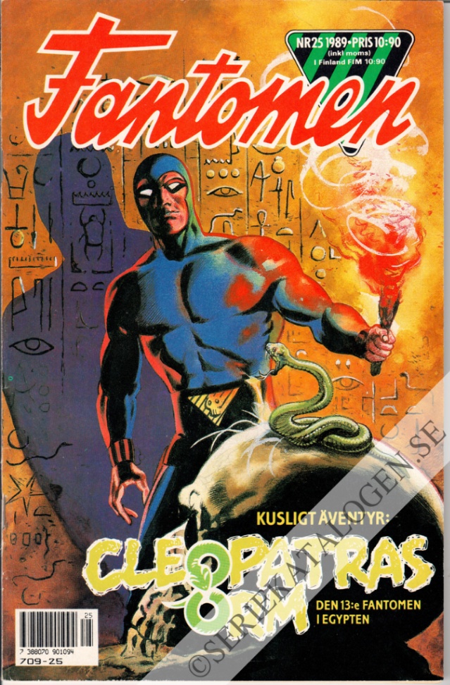 Framsida på Fantomen #25 (1989)