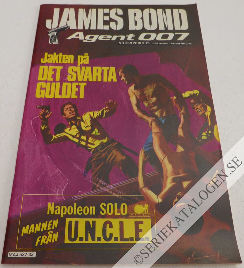 Framsida på James Bond agent 007 #33 (1975)