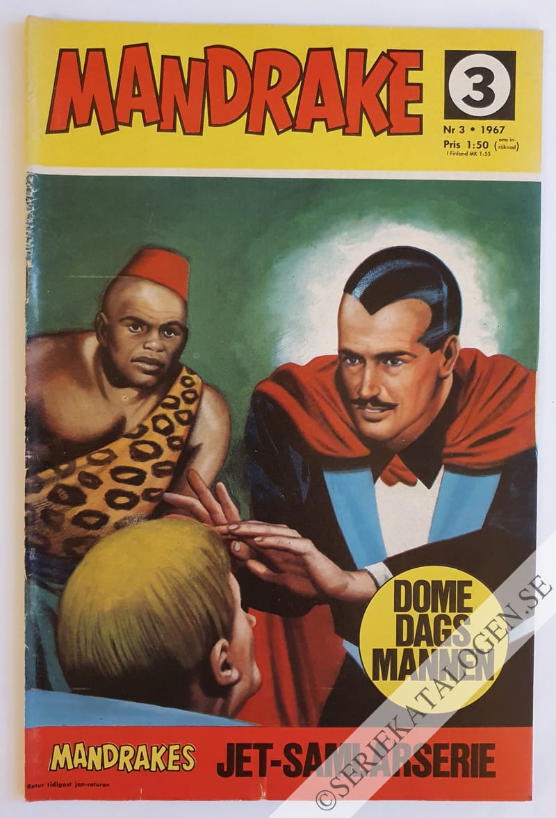 Framsida på Mandrake #3 (1967)