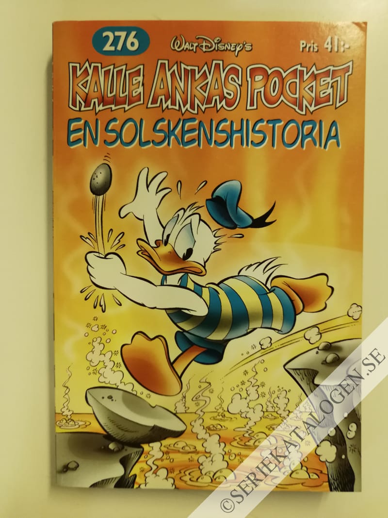 Framsida på Kalle Ankas pocket #276 - En solskenshistoria (2002)