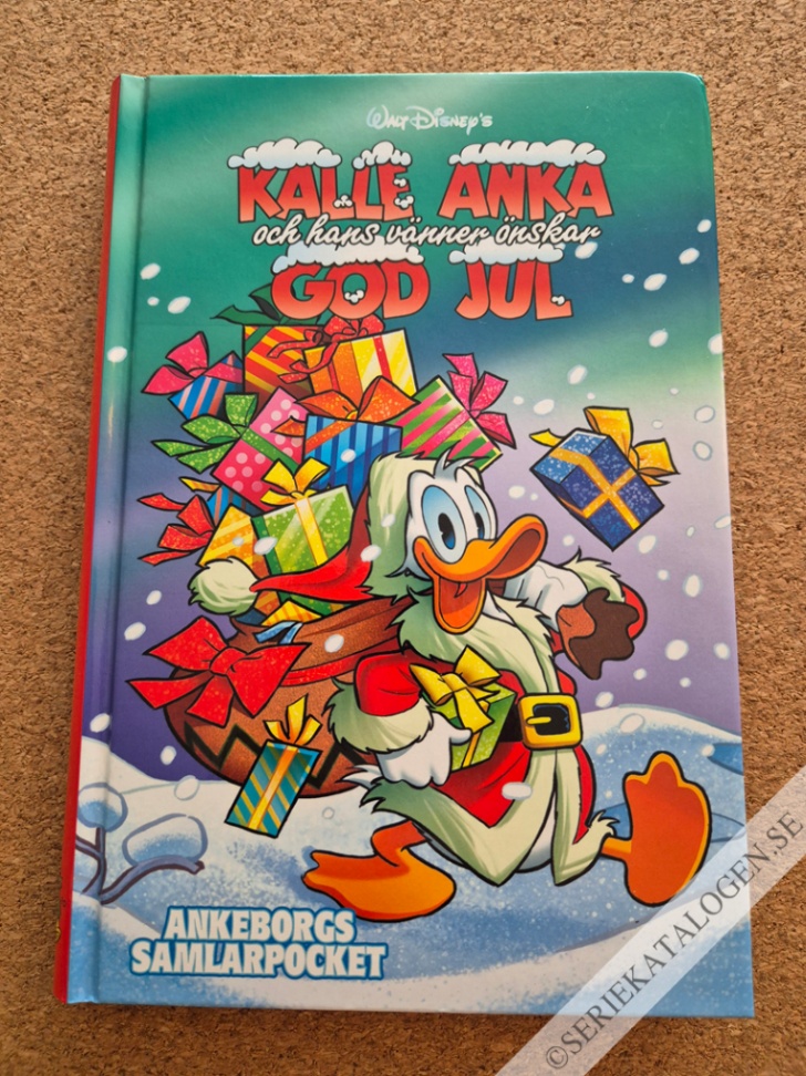 Framsida på Ankeborgs samlarpocket Kalle Anka och hans vänner önskar God Jul! (2022)