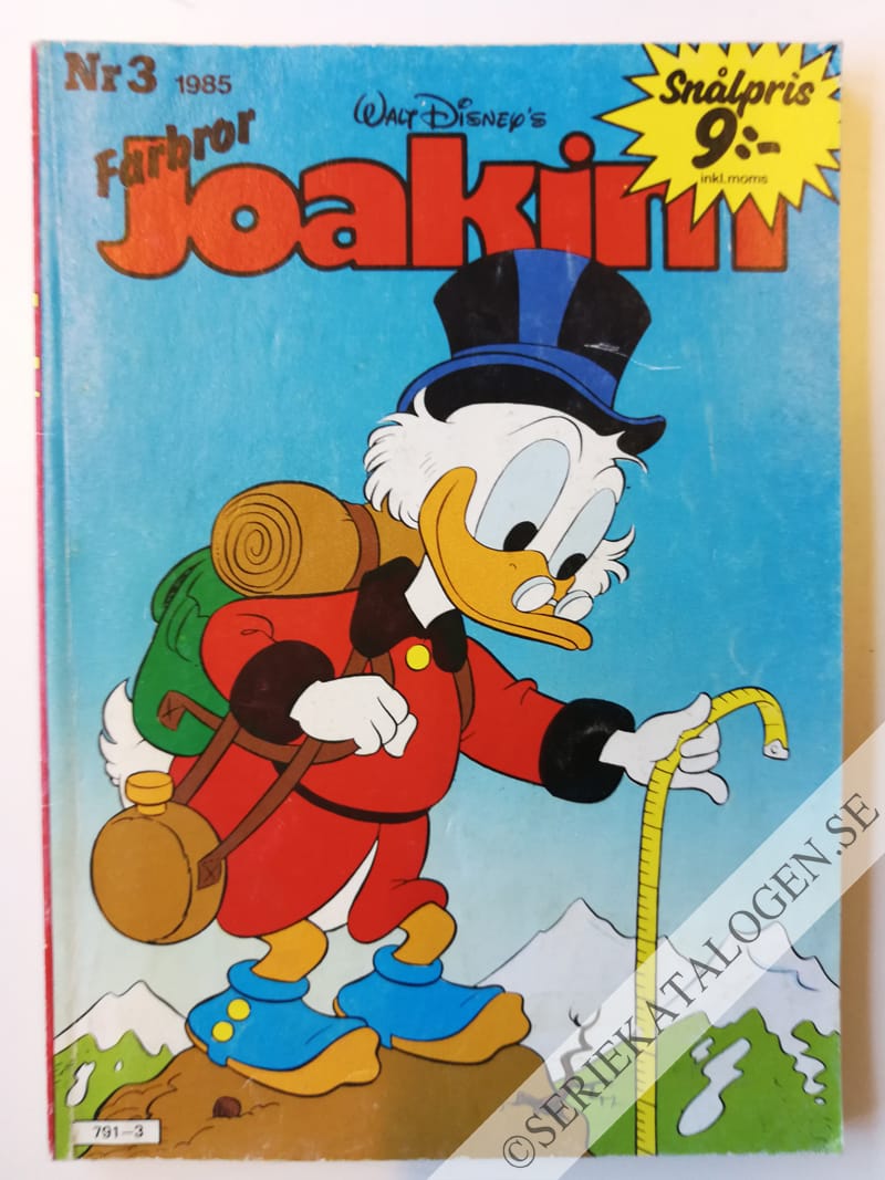 Framsida på Joakim #3 (1985)