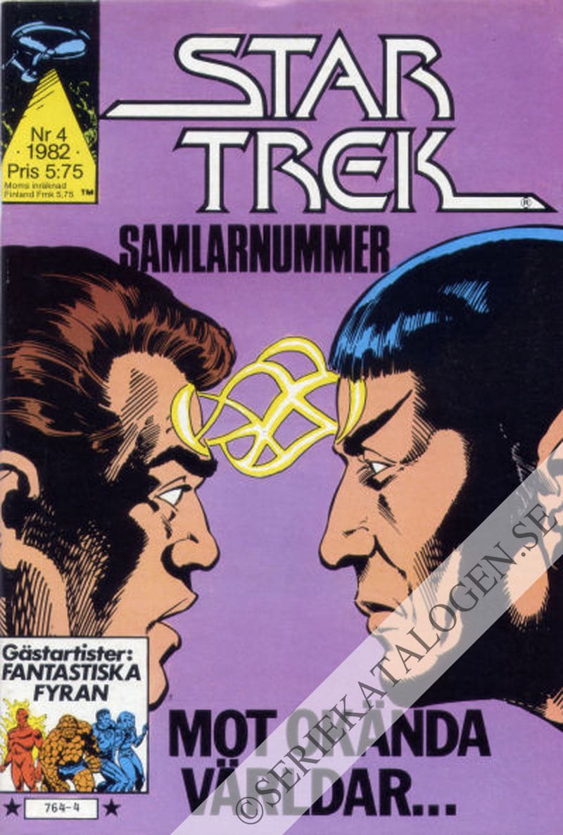 Framsida på Star Trek #4 (1982)